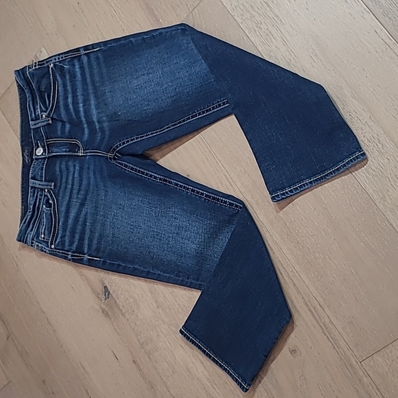 EUC Daytrip Jeans Women's sz 29 Virgo Crop Leg Mid Rise Denim Jeans - Picture 1 of 14